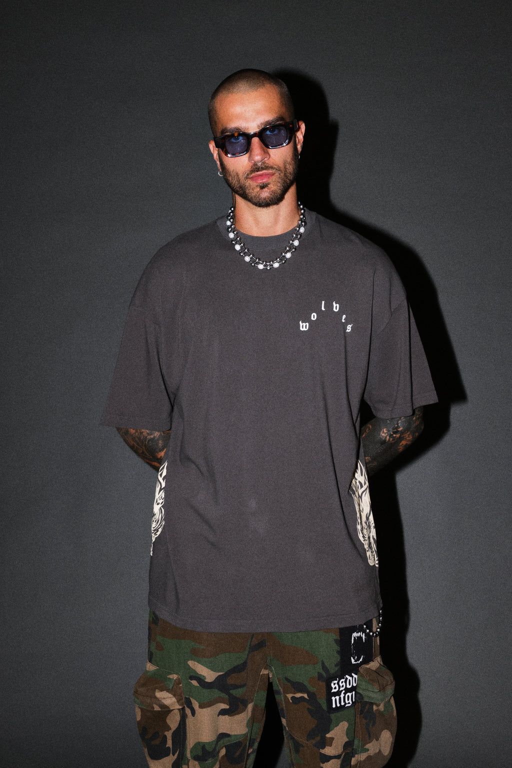 Lineage Frvr Premium Oversized Tee in Wolf Gray — imagem 2