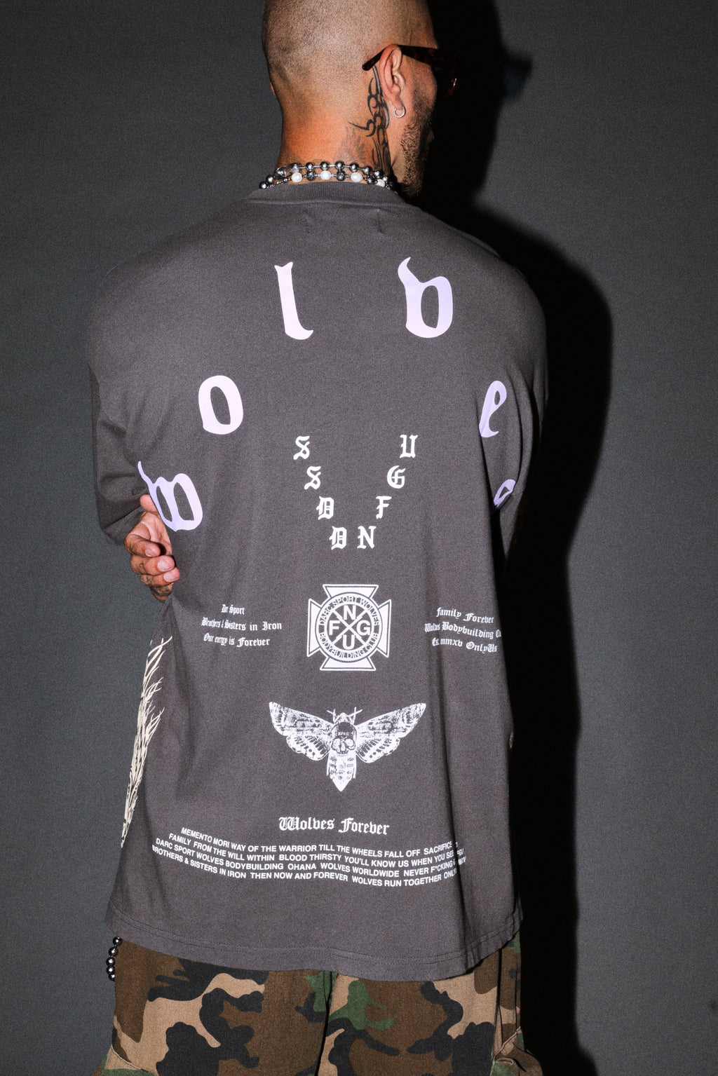 Lineage Frvr Premium Oversized Tee in Wolf Gray — imagem 8