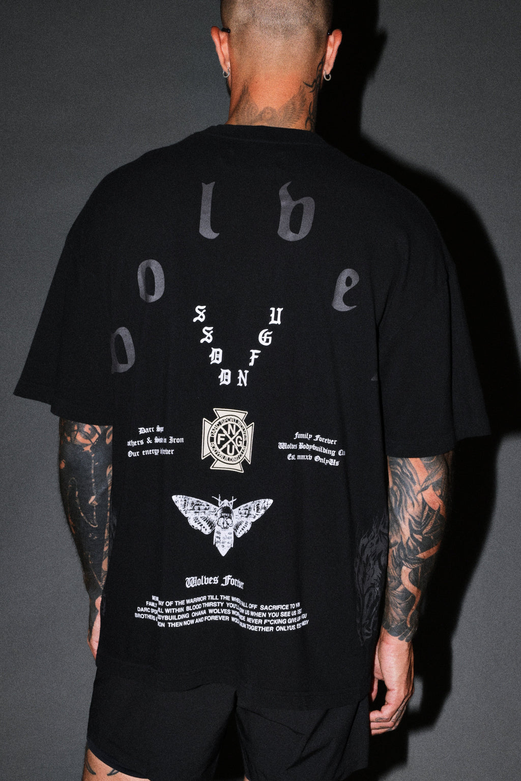 Lineage Frvr Premium Oversized Tee in Black — imagem 8