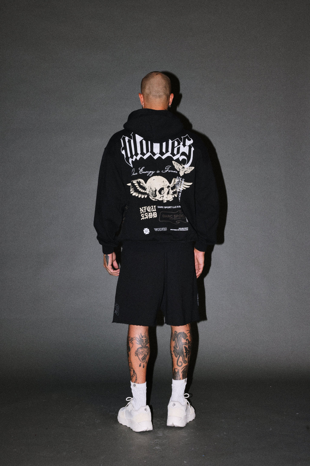Free Will V2 Pierce Hoodie in Black — imagem 6