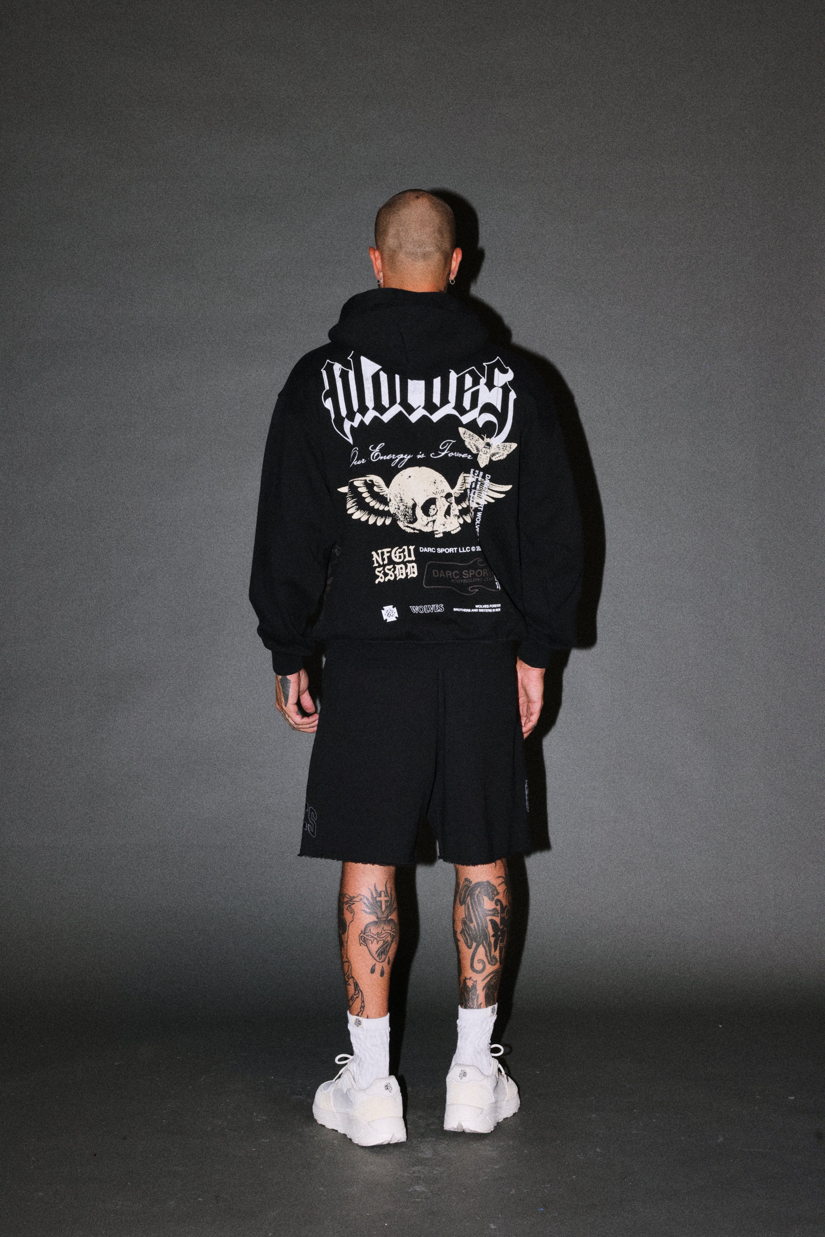 Free Will V2 Pierce Hoodie in Black — imagem 6