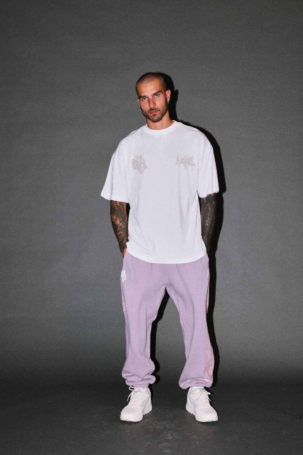 Hesh Core V2 Premium Oversized Tee in Cream — imagem 4