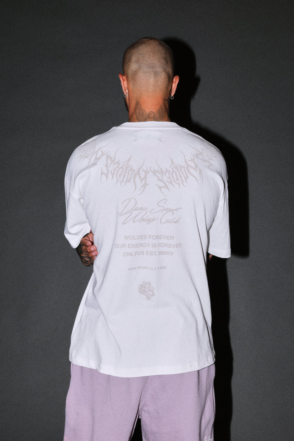 Hesh Core V2 Premium Oversized Tee in Cream — imagem 3