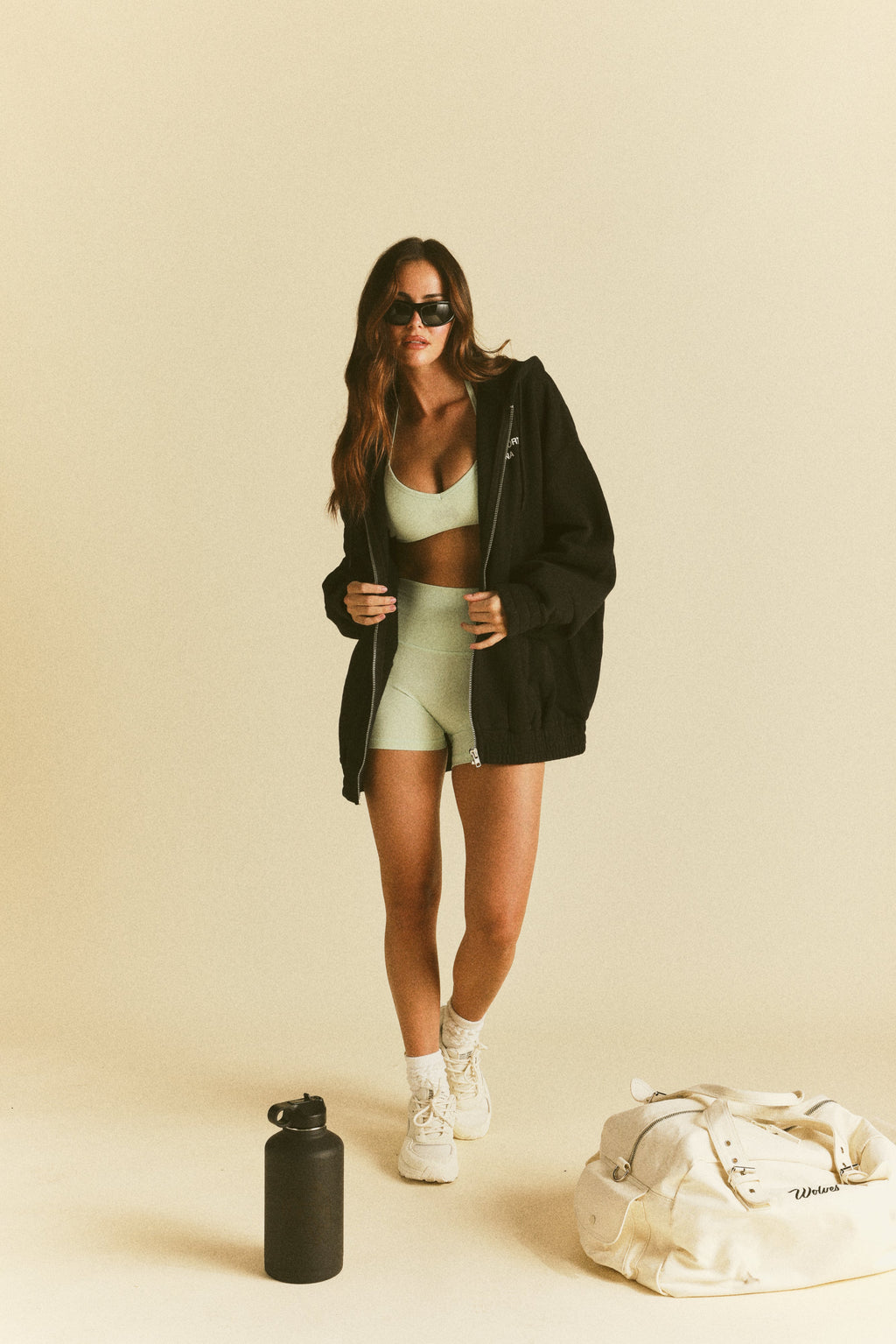 Darc Sport Ohana "Chambers" Zip Hoodie in Black — imagem 15