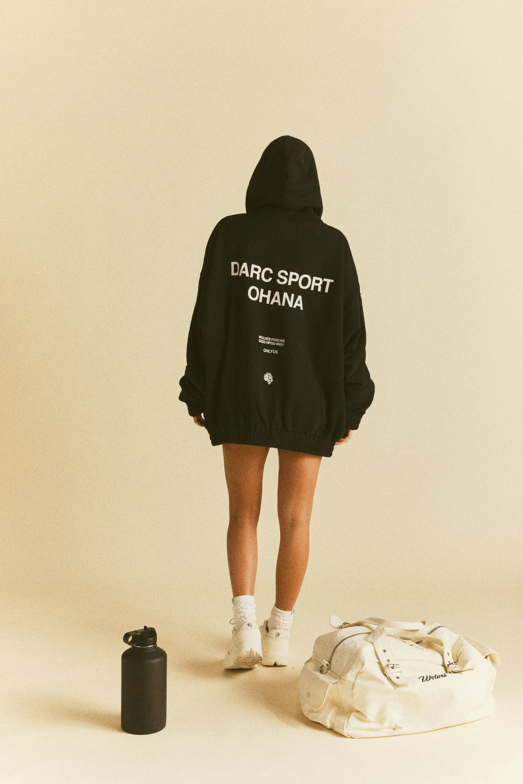 Darc Sport Ohana "Chambers" Zip Hoodie in Black — imagem 16
