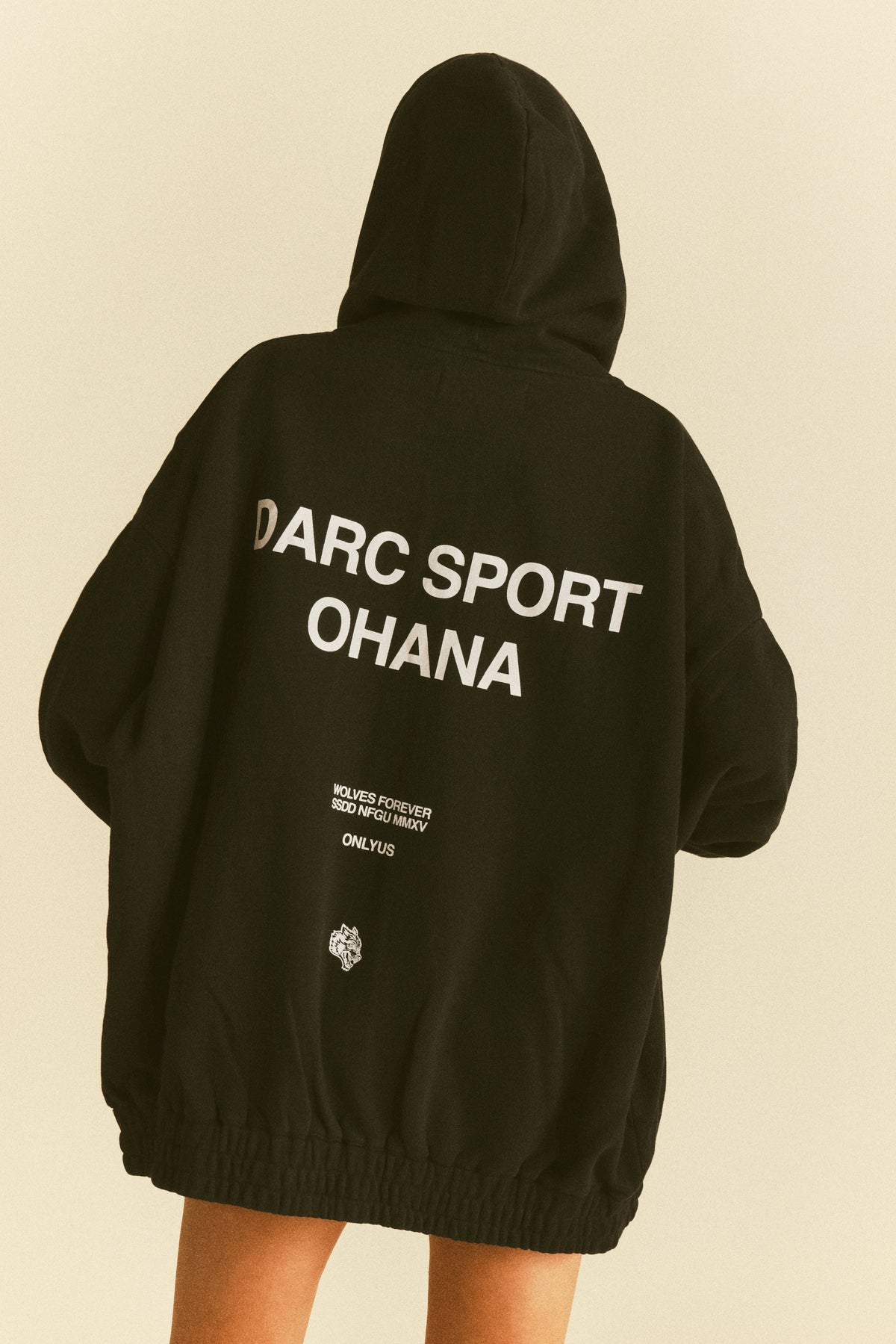 Darc Sport Ohana "Chambers" Zip Hoodie in Black — imagem 21