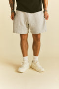 Just Wolves Oversized Post Lounge Sweat Shorts in Light Athletic Gray — imagem principal