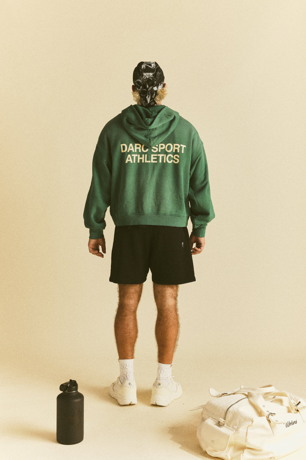 "Darco" Double Zip Hoodie in Sierra Pine Sun Fade — imagem 4