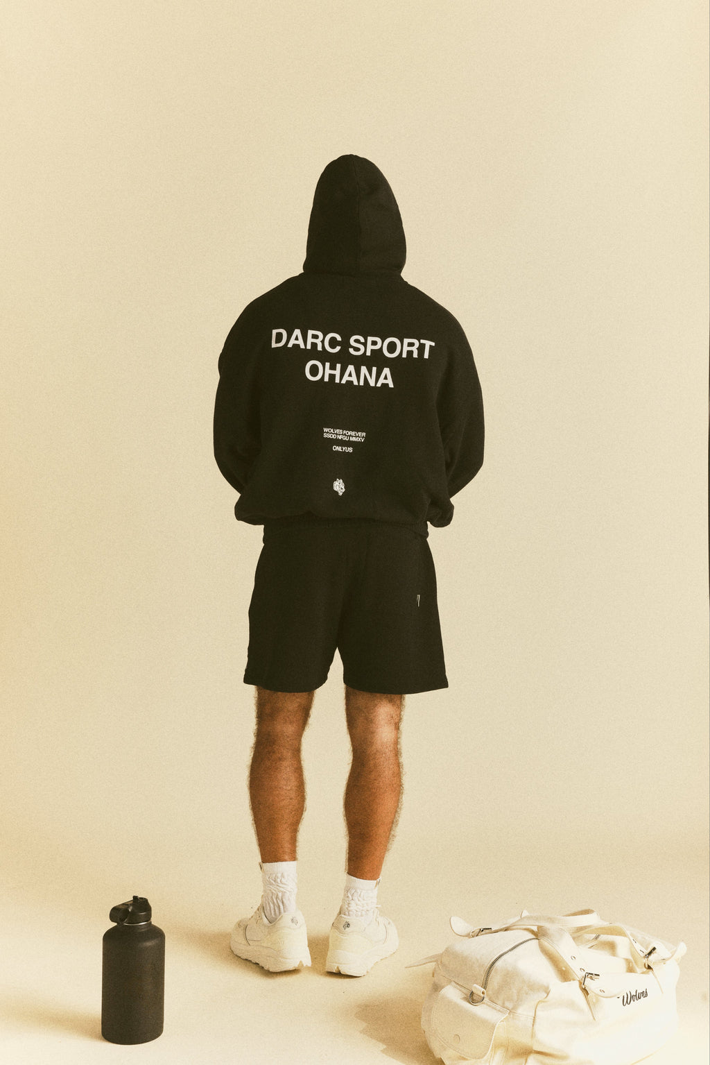 Darc Sport Ohana "Chambers" Zip Hoodie in Black — imagem 6