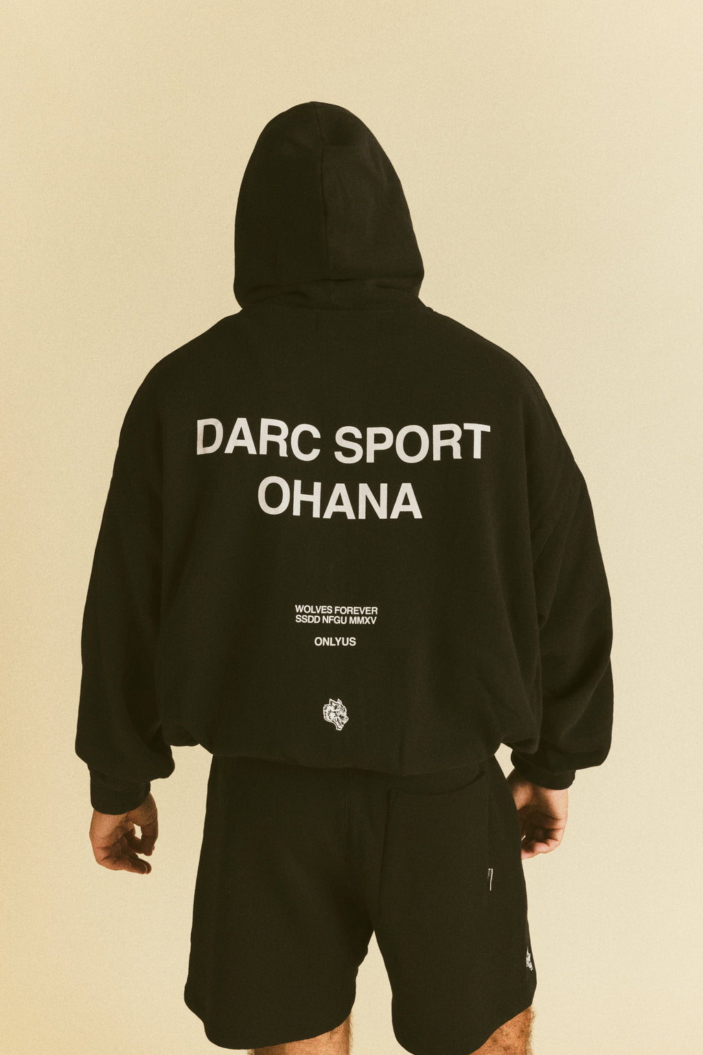 Darc Sport Ohana "Chambers" Zip Hoodie in Black — imagem 2