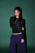 Infernal Pyramid Eden Ls Tee in Black — imagem 1