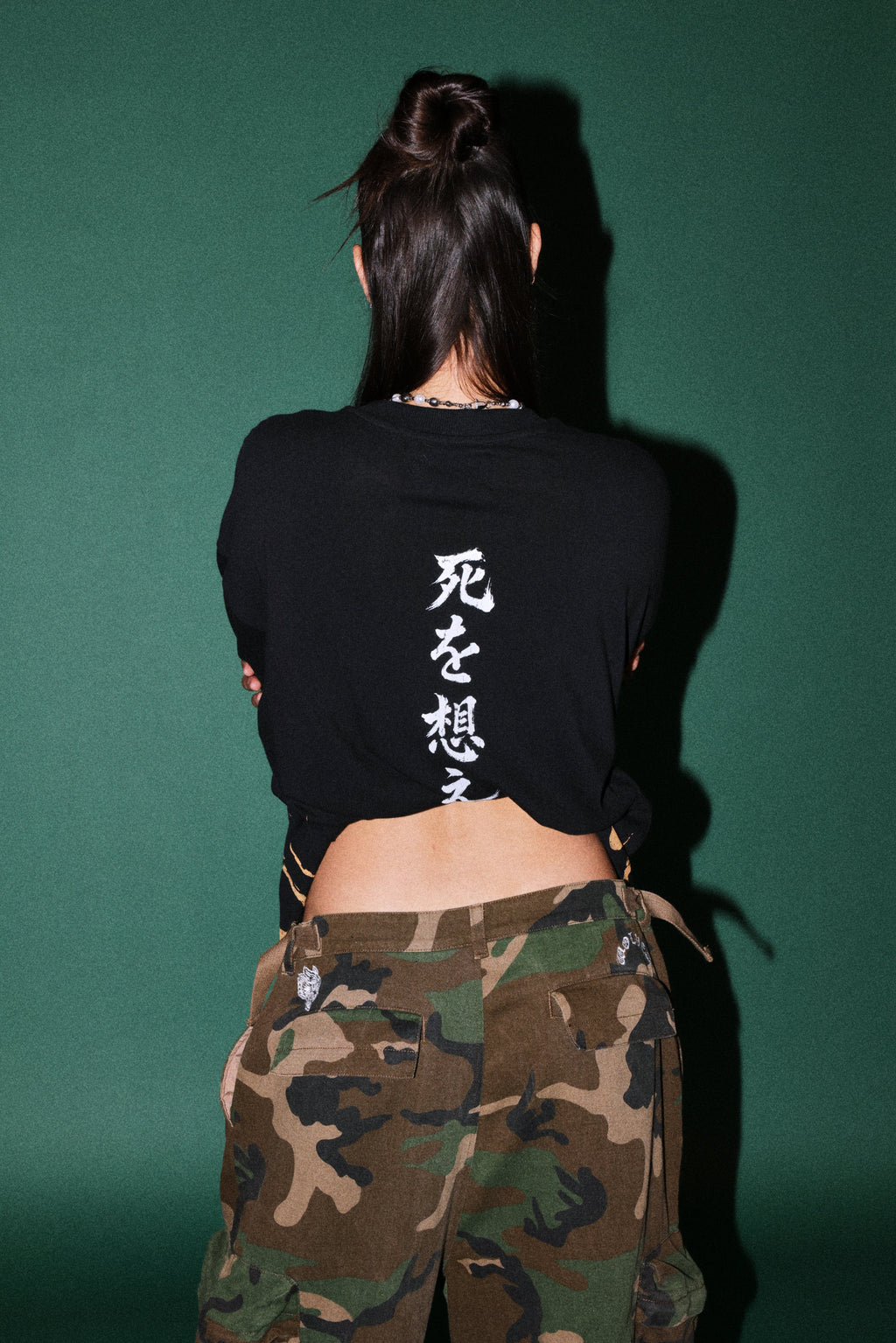 Mourning Flame Premium Oversized Tee in Black — imagem 10