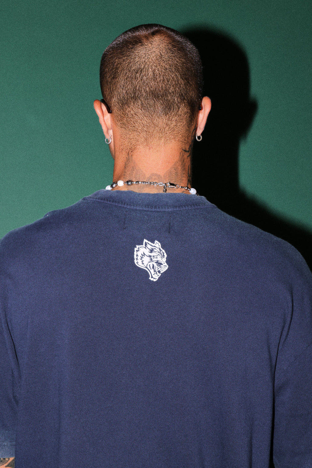 Ssddnfgu Bushido Premium Oversized Tee in Navy — imagem 7
