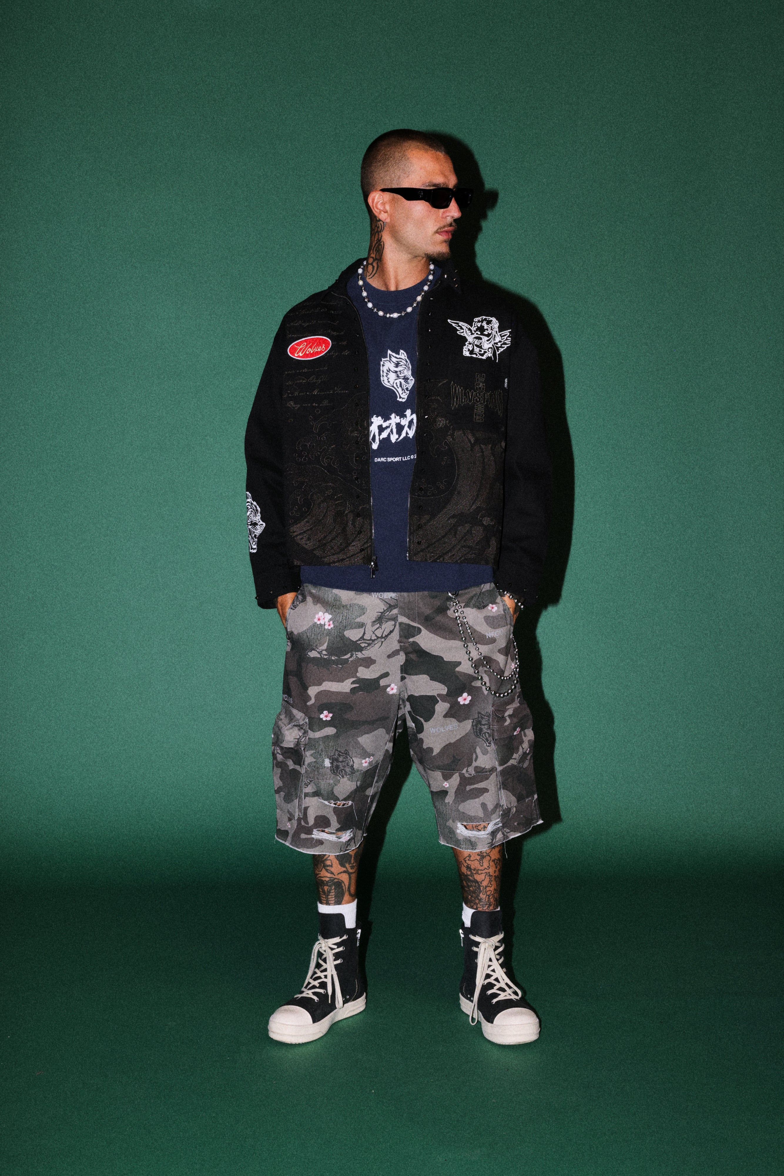 Great Wave Ls Vince Shirt in Black — imagem 5