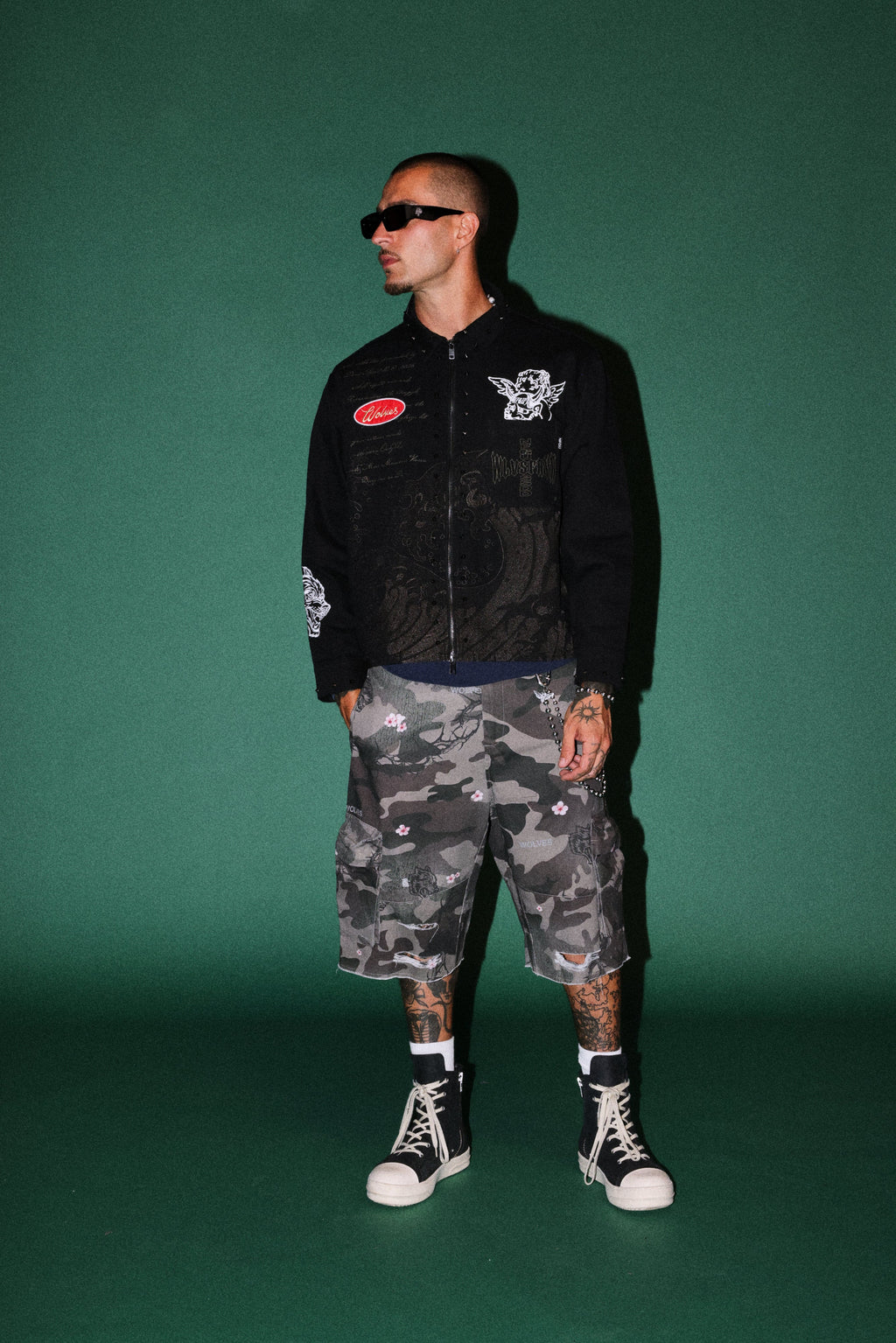 Great Wave Ls Vince Shirt in Black — imagem 6