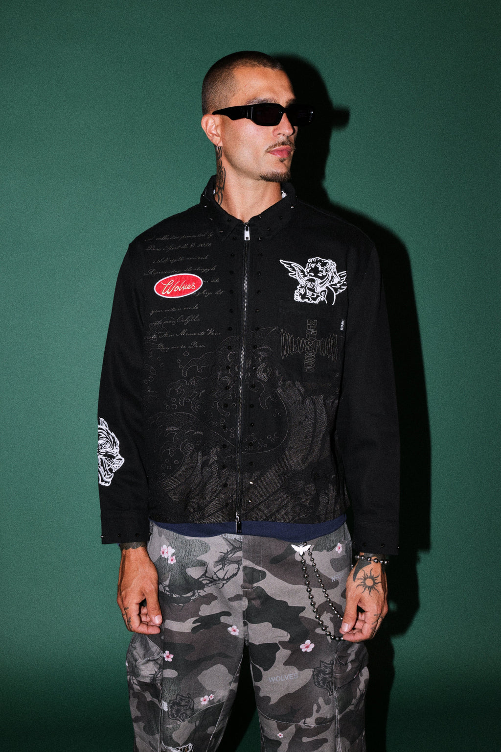 Great Wave Ls Vince Shirt in Black — imagem 4