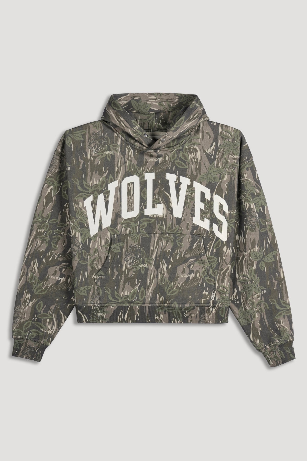 Only Loyalty Box Cut "Pierce" Hoodie in Norse Camo — imagem 3