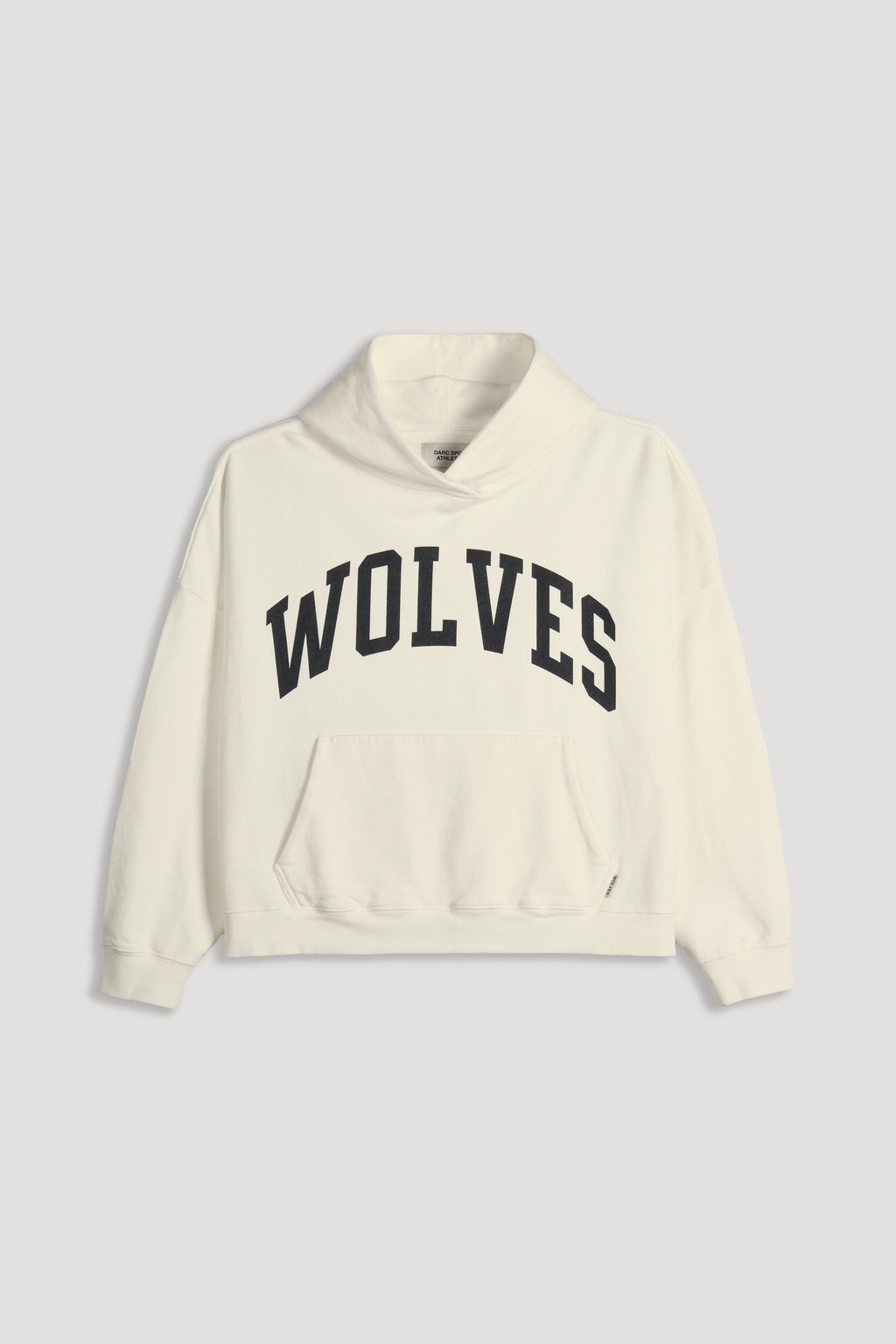 Only Loyalty Grunge "Gage" Box Cut Hoodie in Cream — imagem 8