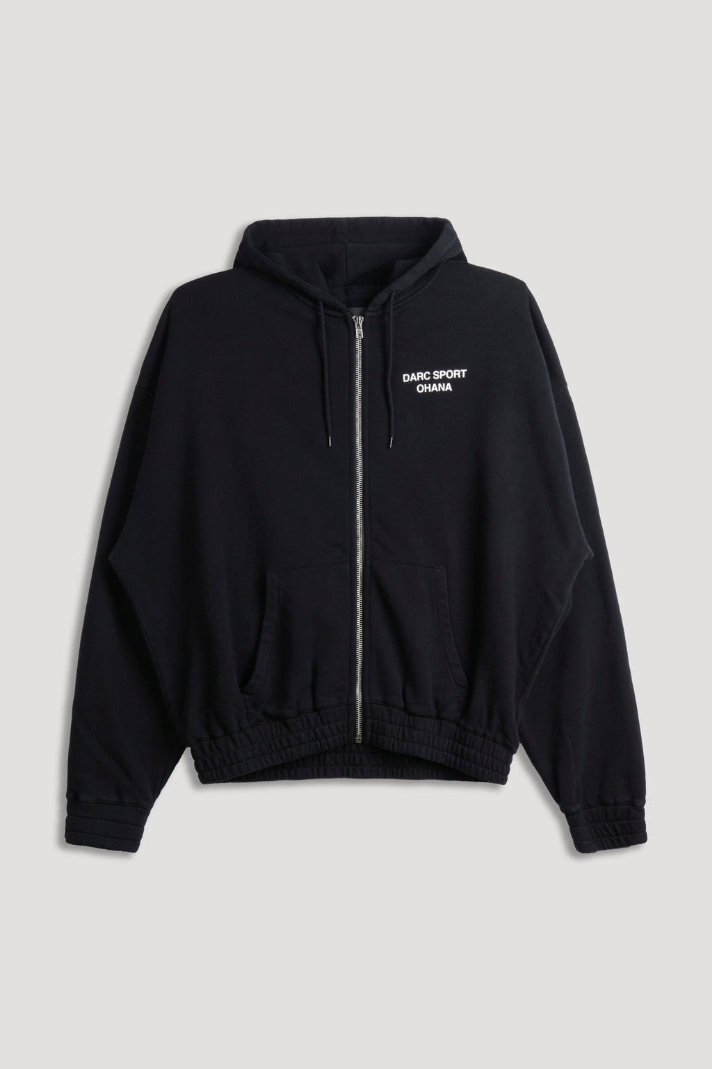 Darc Sport Ohana "Chambers" Zip Hoodie in Black — imagem 7