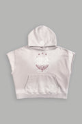 Iron Pack Grunge Gage Cap Sleeve Hoodie in Clay — imagem 1