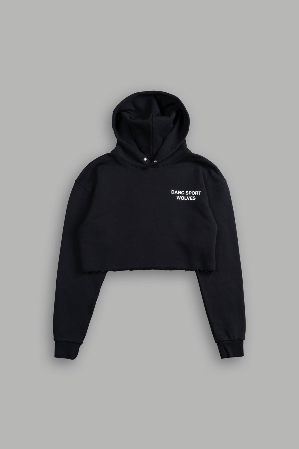 Darc Sport Wolves "Pierce" (Cropped) Hoodie in Black — imagem 3