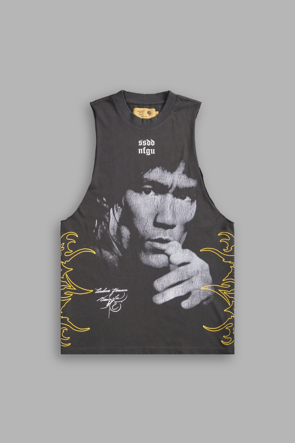Don't Think, Feel! "Tommy" Muscle Tee in Wolf Gray — imagem 1