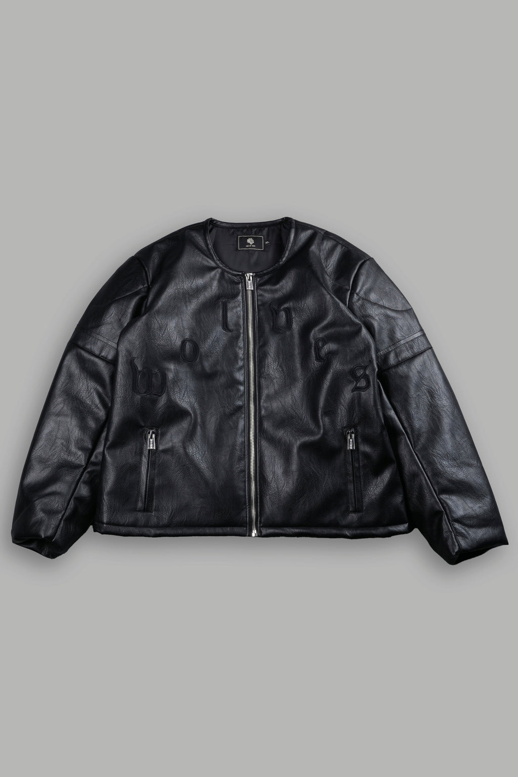 Wolves Pyramid Jesse Biker Jacket in Black - imagem 2