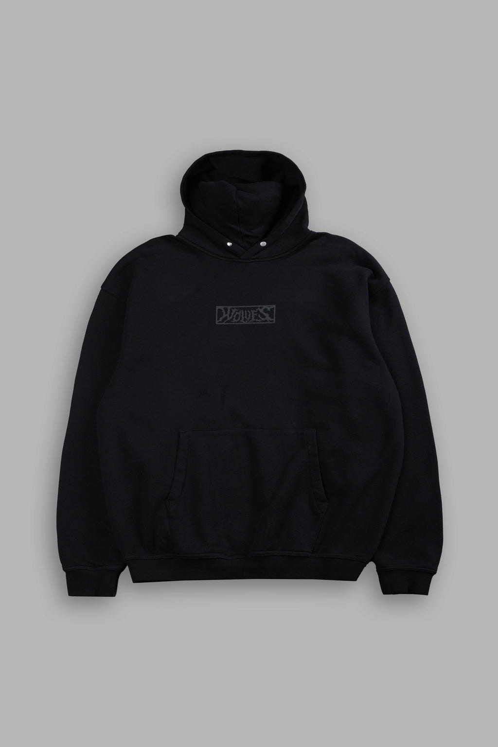 Punisher "Box Cut" Pierce Hoodie in Black