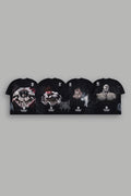 Baki Son of Ogre "Side-By-Side" Tee Box Set in Black — imagem 1
