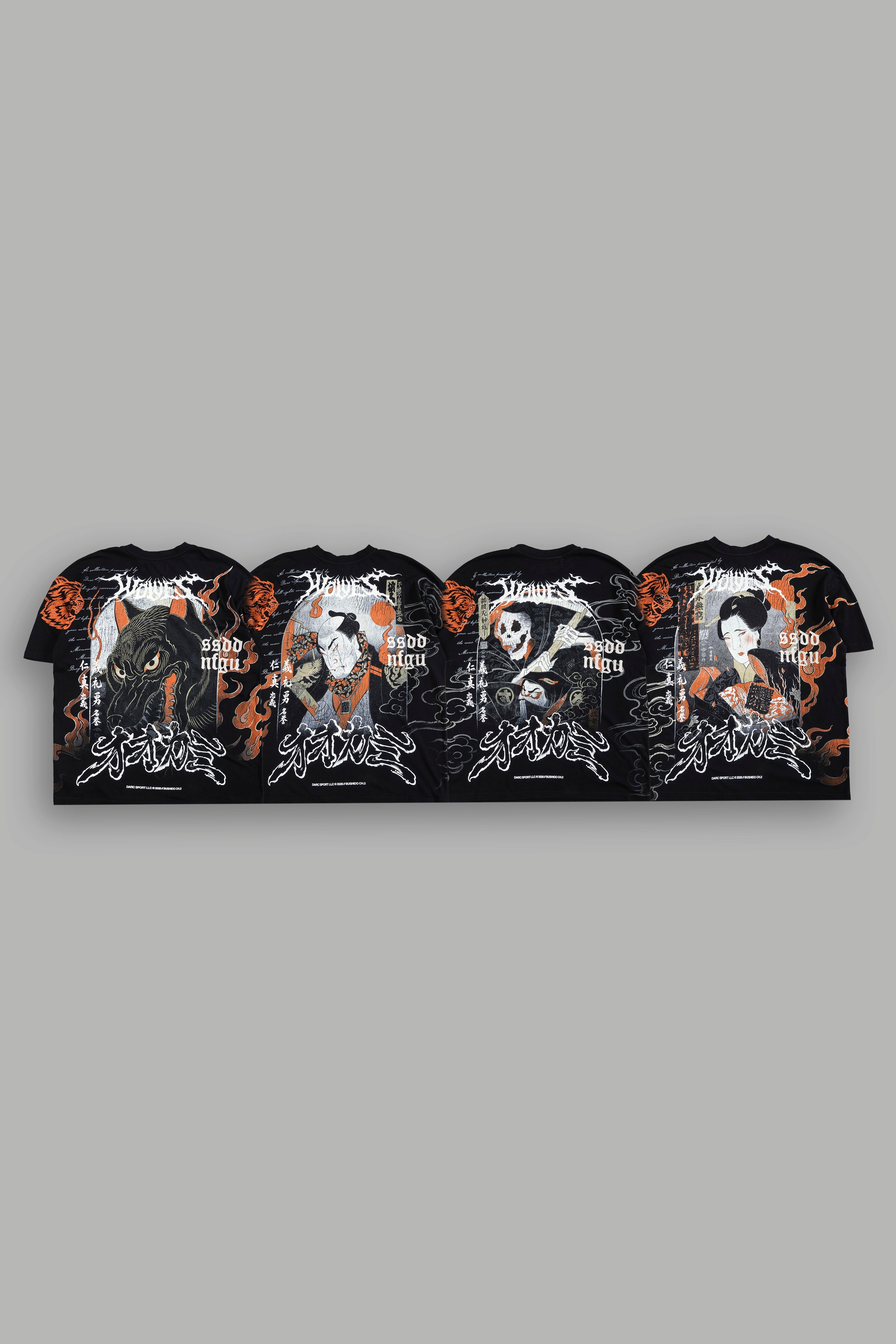 Bushido Ch.2 "Side-By-Side" Tee Box Set in Black — imagem 1