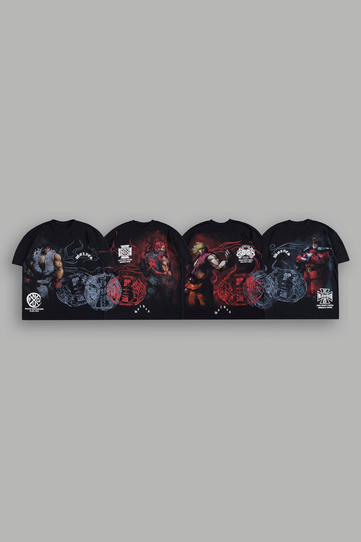 Street Fighter X Darc Sport "Mystery" Tee In Black - imagem 1