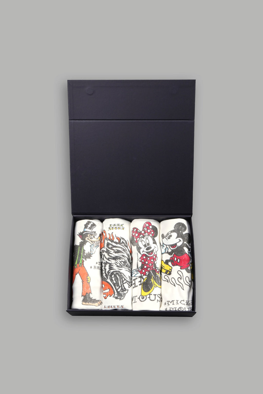 Mickey & The Wolf "Side-By-Side" Tee Box Set in Cream
