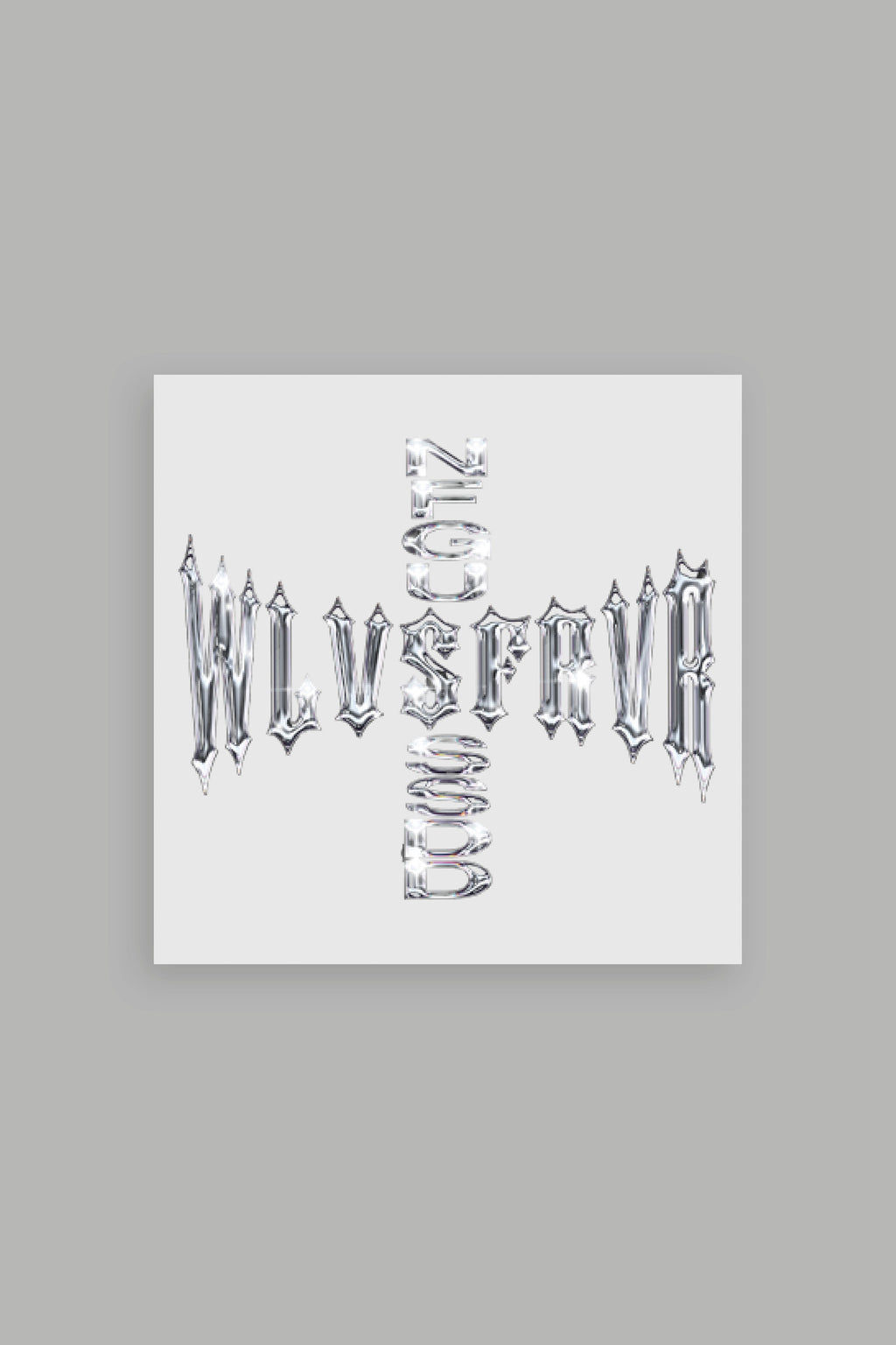 Iron Code Sticker in Silver — imagem 1