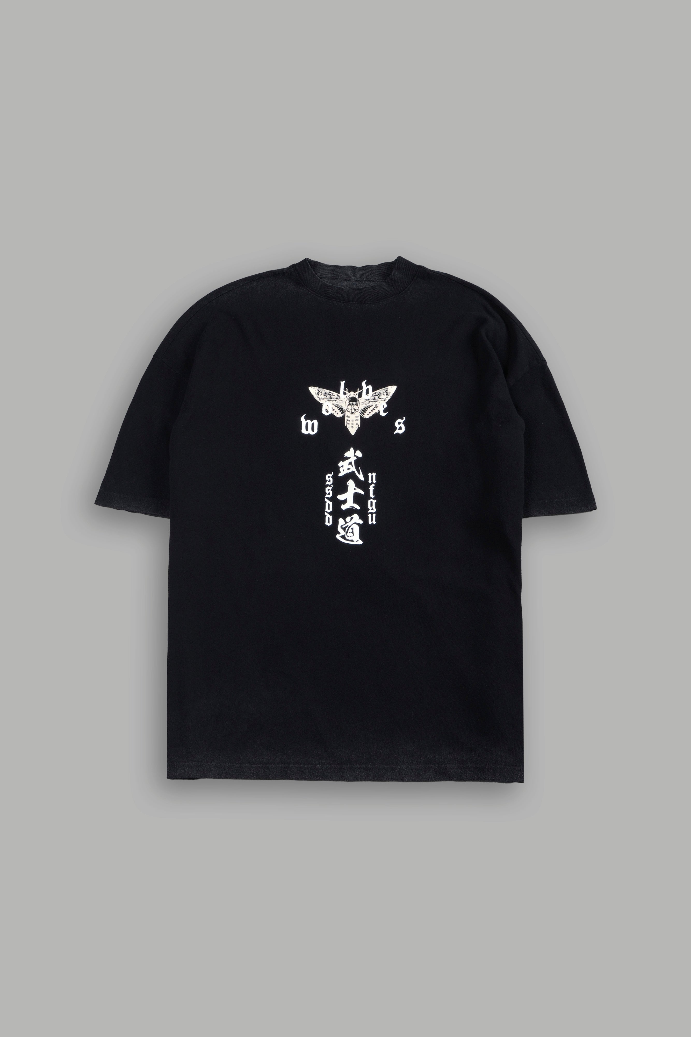 Shinigami'S Embrace Premium Oversized Tee in Black — imagem 3