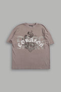 Ds Corazon Premium Oversized Tee In Mojave Brown
