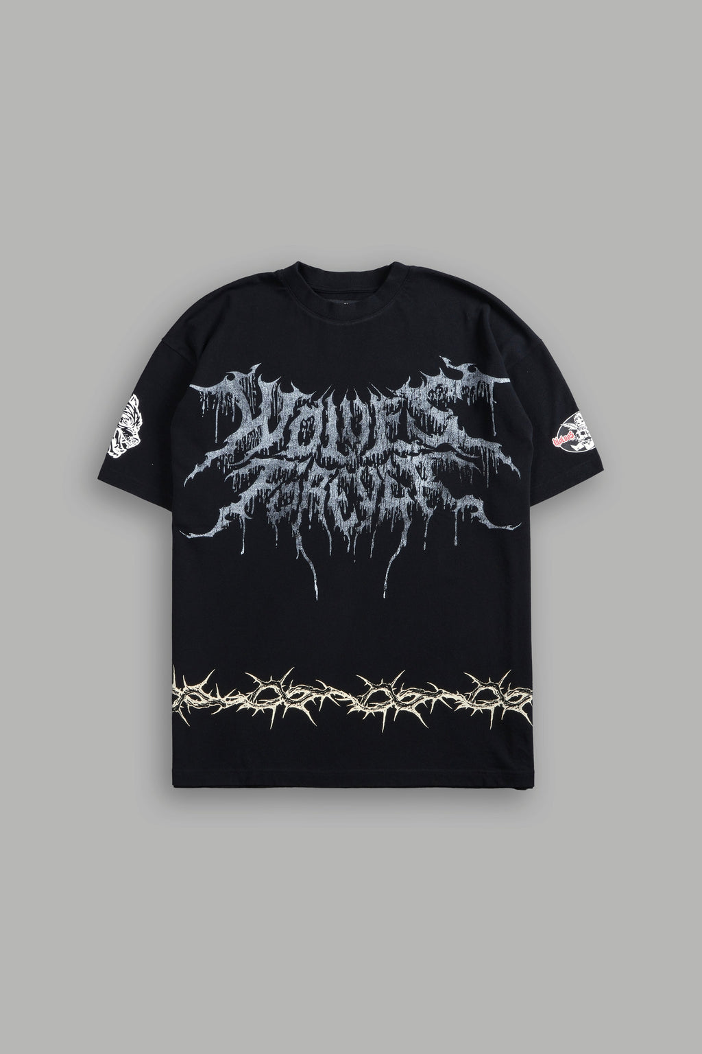Drip Hesh "Premium" Oversized Tee in Black/White — imagem 1