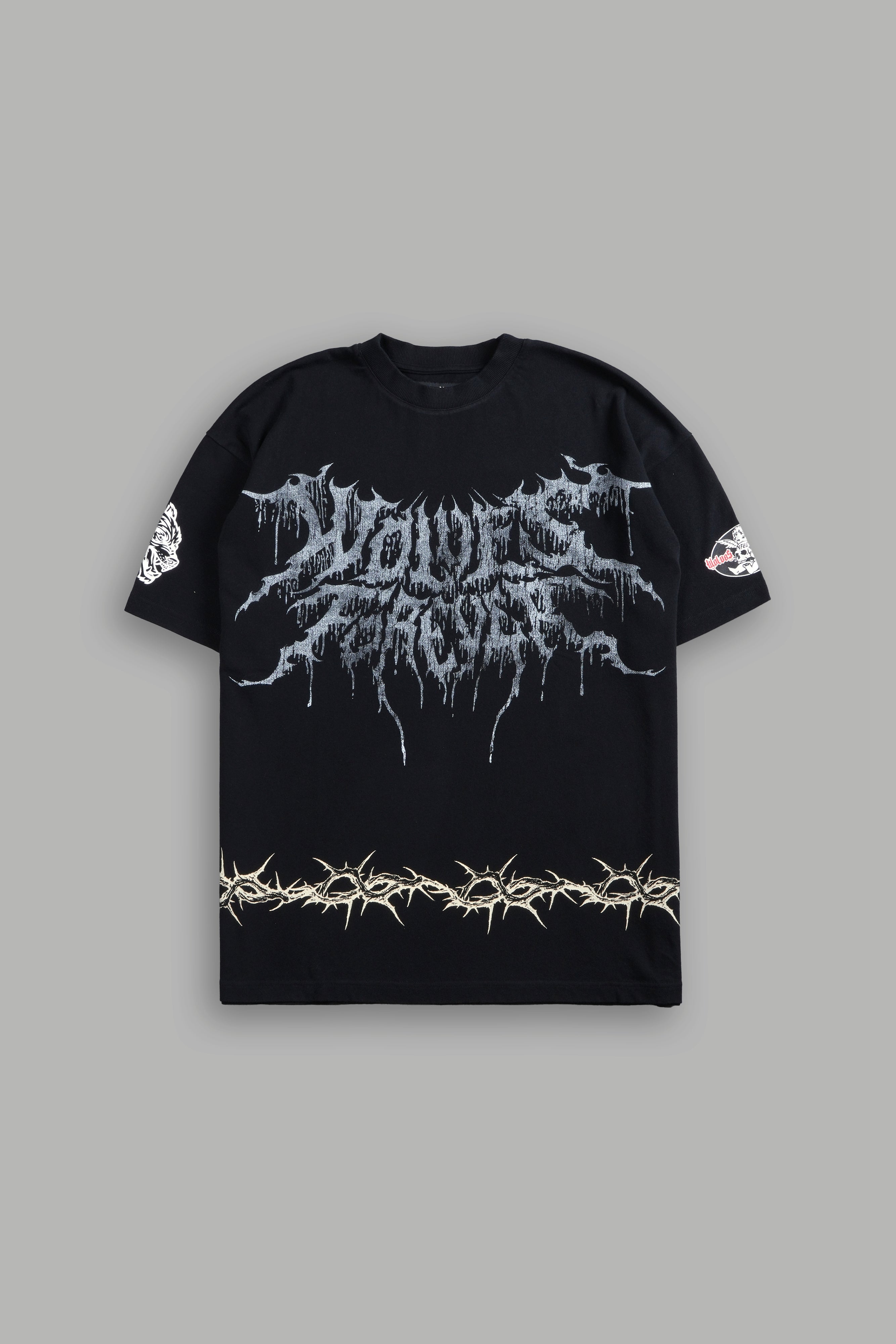 Drip Hesh "Premium" Oversized Tee in Black/White — imagem 1