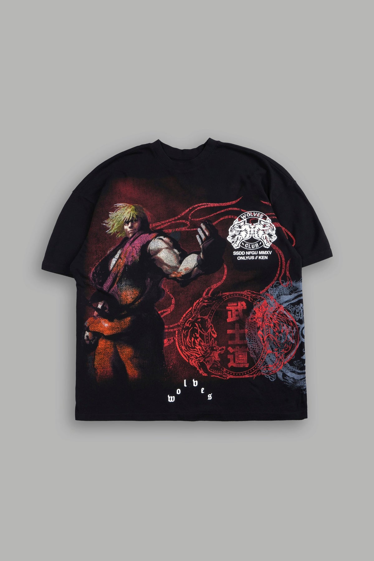 Street Fighter X Darc Sport "Mystery" Tee In Black - imagem 4