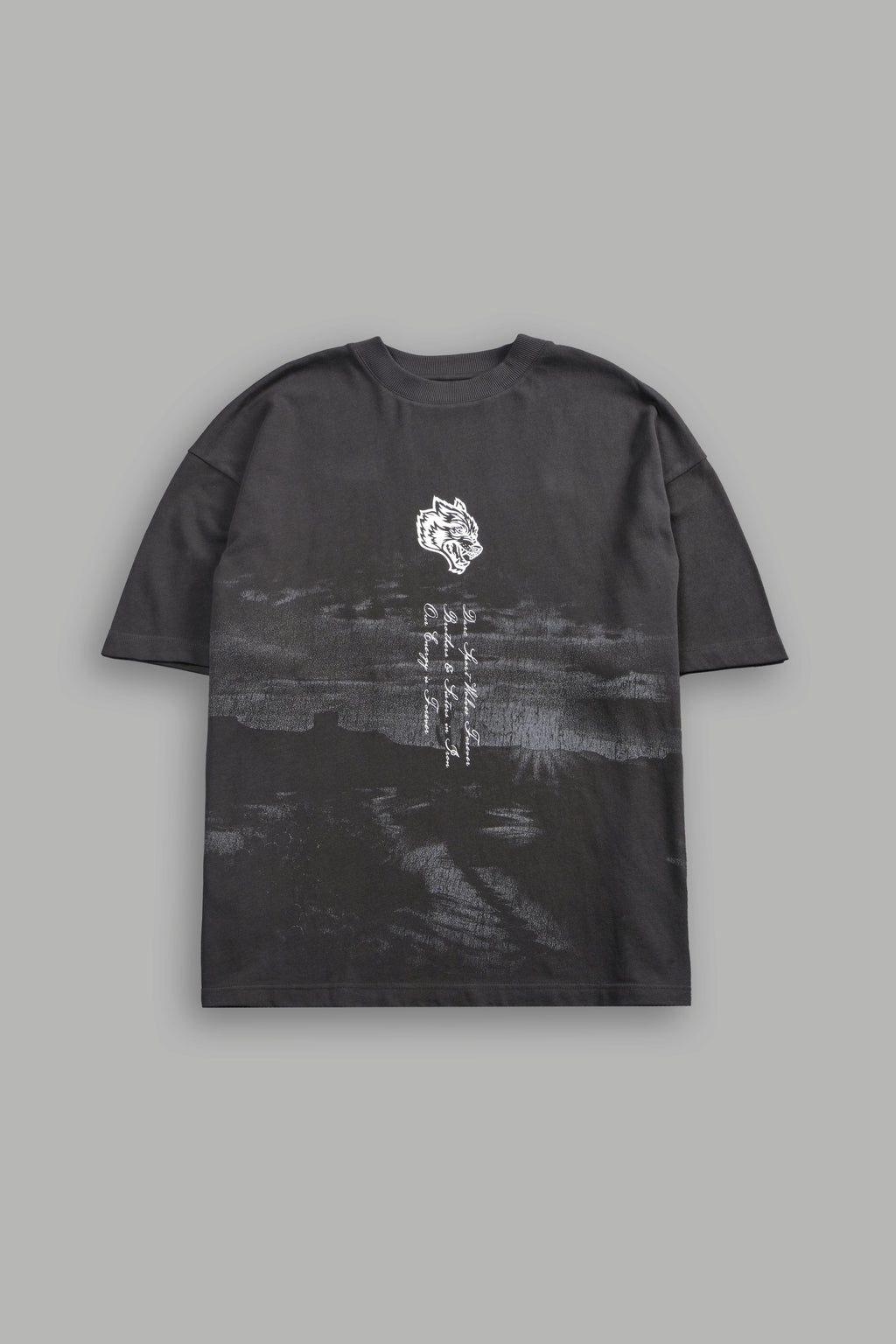 Our Journey Premium Oversized Tee in Wolf Gray — imagem 1