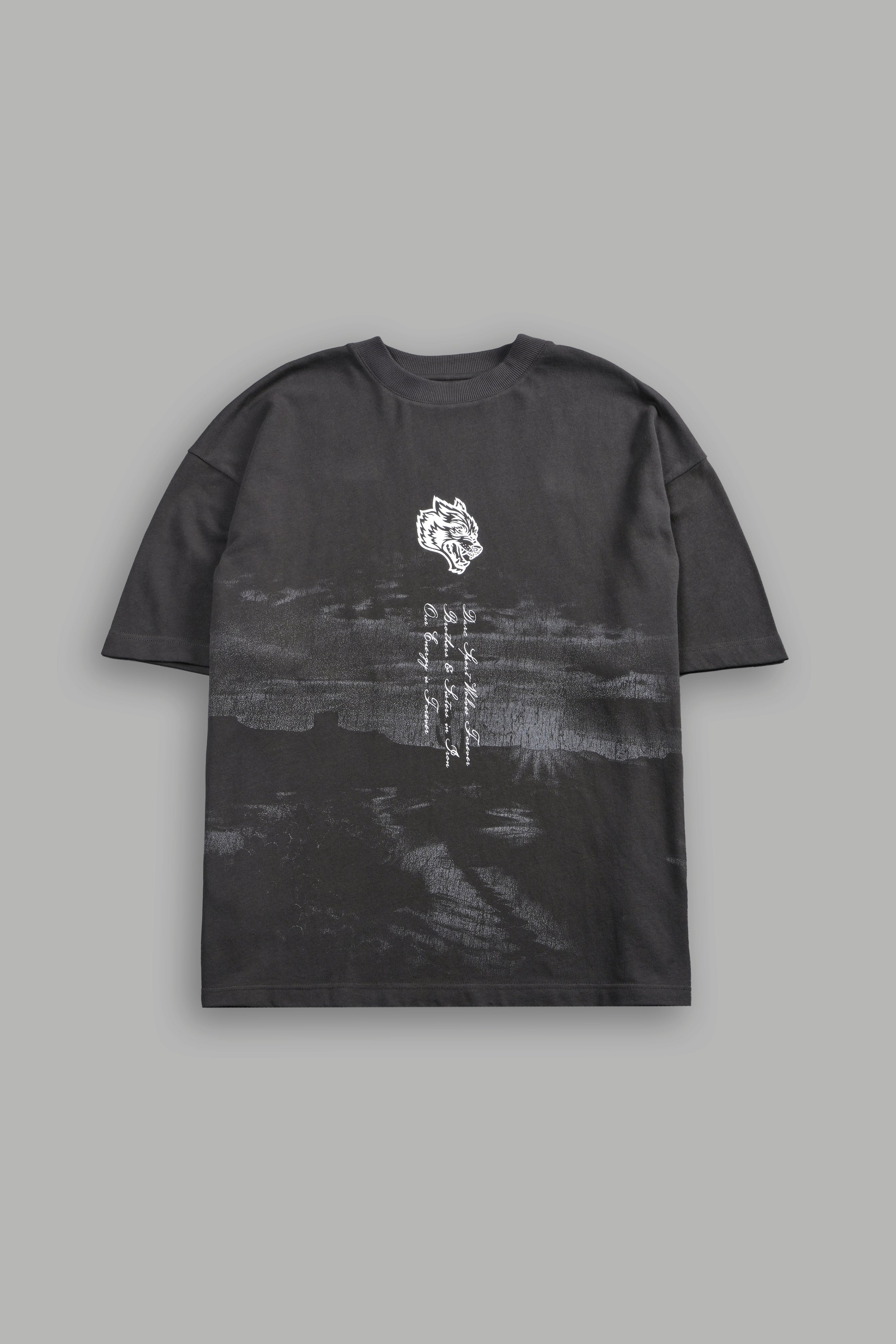 Our Journey Premium Oversized Tee in Wolf Gray — imagem 1
