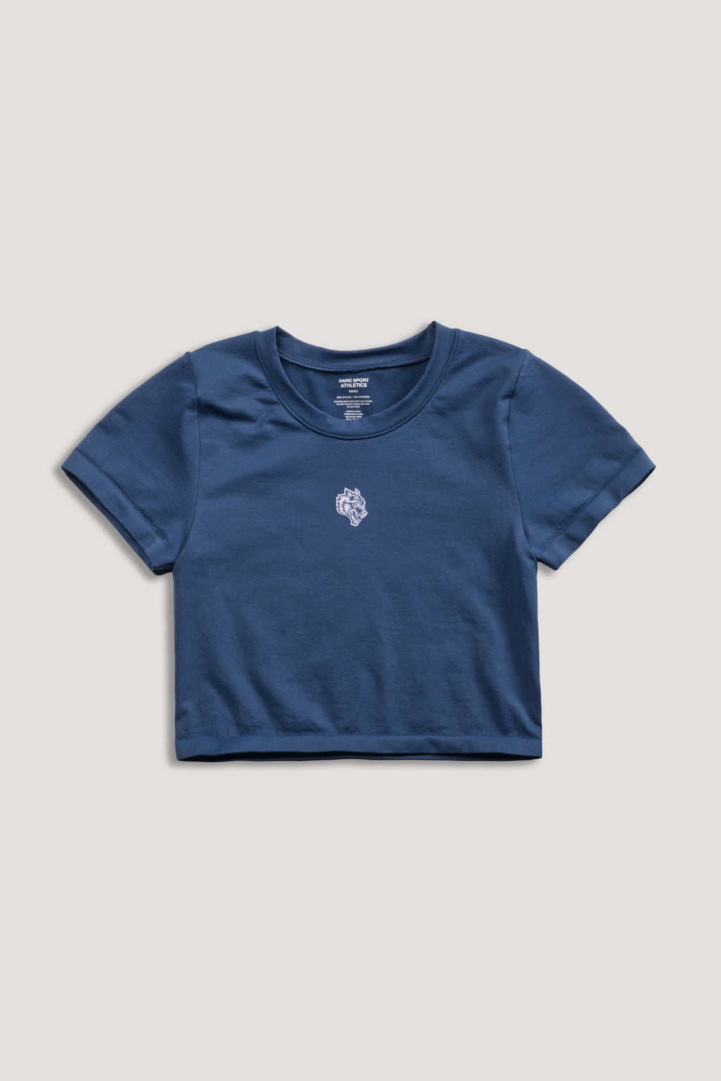 Wolf "Taylor" Soft Seamless Tee in Washed Denim — imagem 6