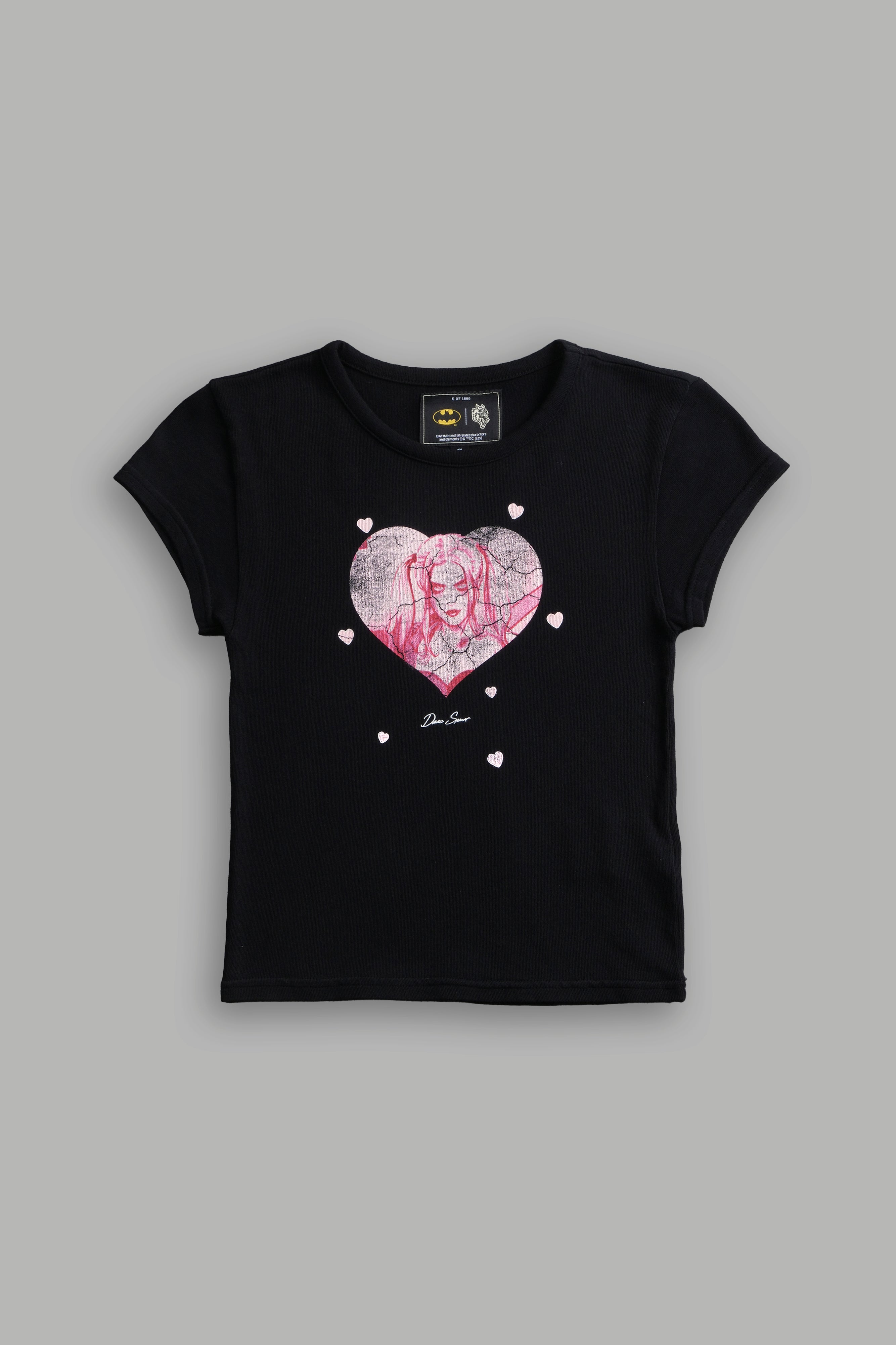 Her Energy "Baby" Tee in Black — imagem 3