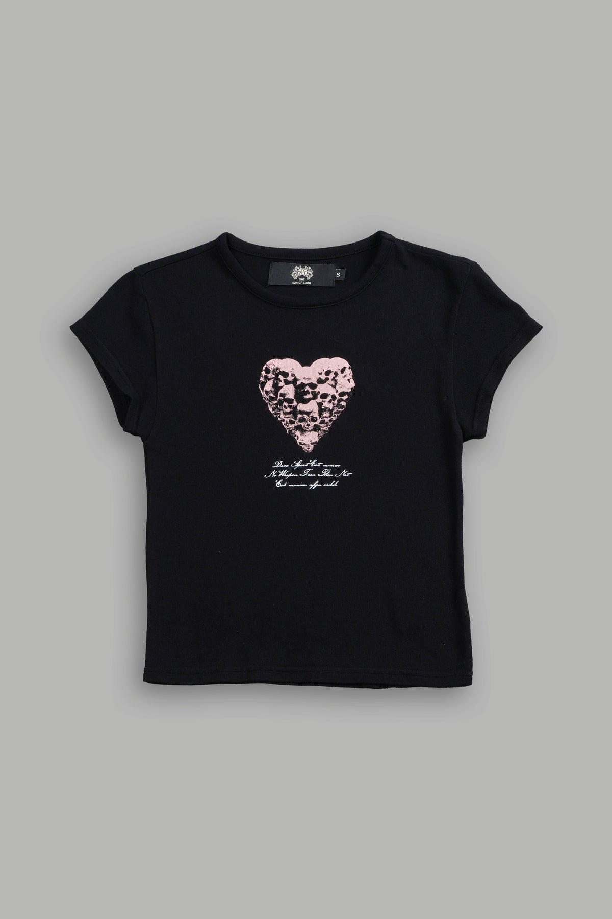 Memento Amore "Baby" Tee in Black - imagem 3