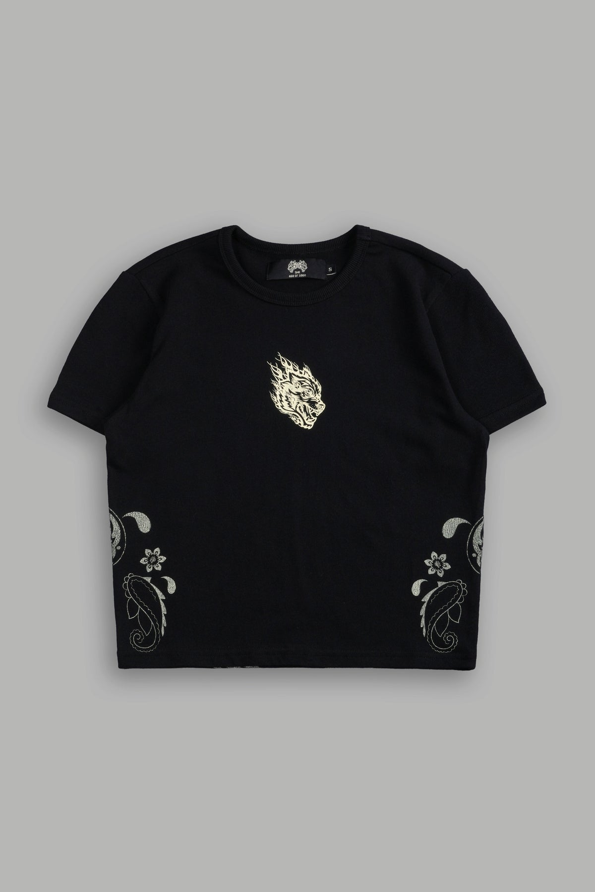 Faded Paisley "Timeless" Tee in Black - imagem 6