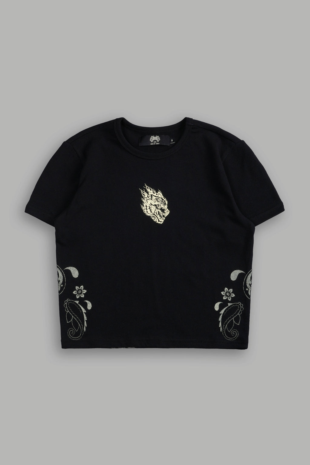 Faded Paisley "Timeless" Tee in Black — imagem 6