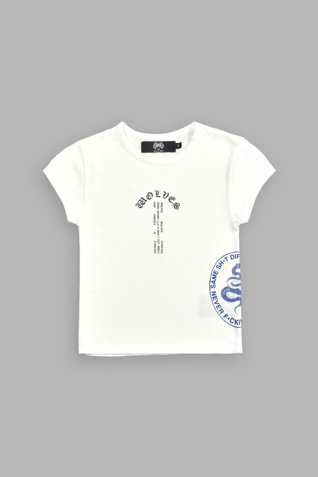 Wolves Club Forever "Baby" Tee in Cream — imagem 3