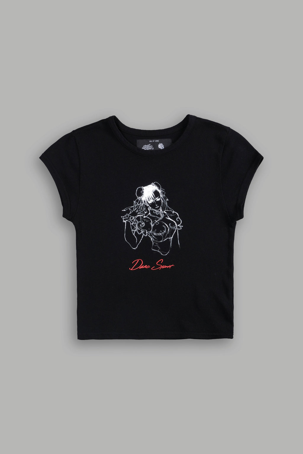 No Match "Baby" Tee in Black - imagem 3