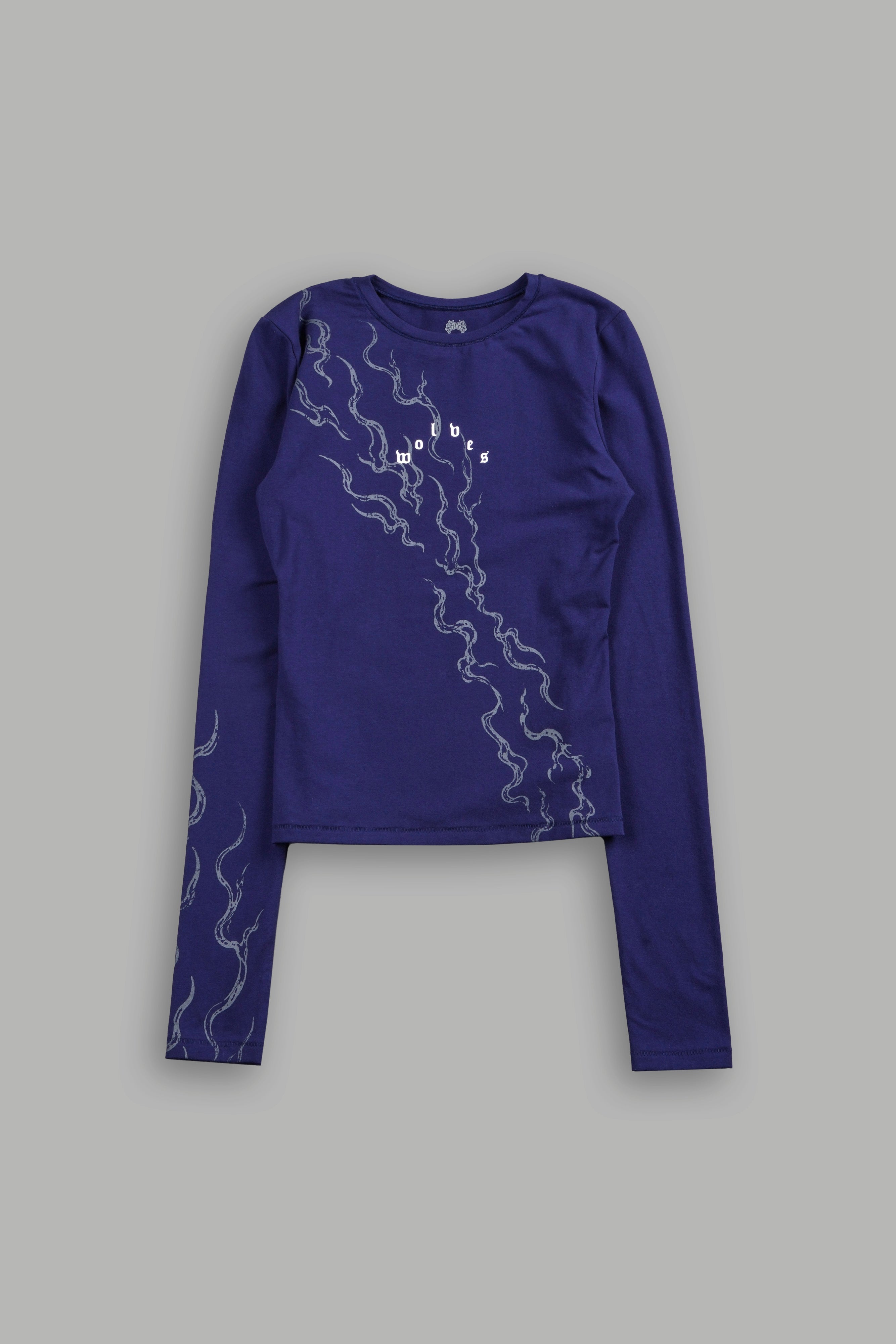 Infernal Pyramid Eden Ls Tee in Royal Navy — imagem 7