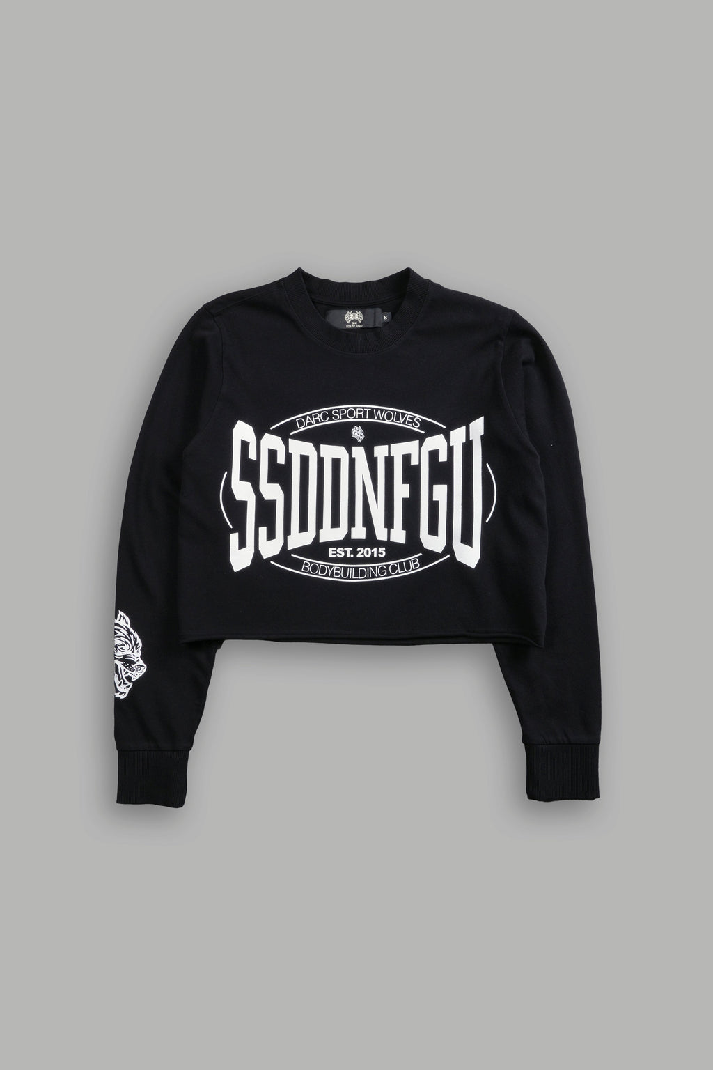SSDDNFGU FRVR "Premium" Cropped L/S Tee in Black — imagem 4