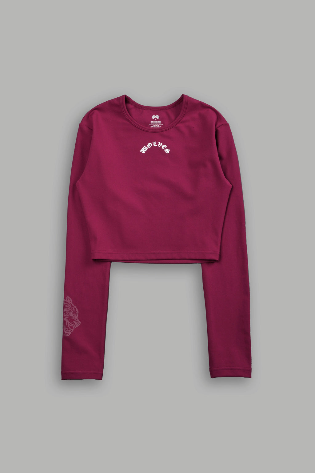 Love Story L/S "Energy" Top in Deep Raspberry — imagem 7